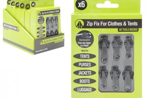 Summit Zip Fix for Clothes/ Tents 6 Pack